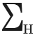 The Sigma symbol with a subscript H representing Hall conductance.