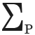 The Sigma symbol with a subscript P representing Pederson conductance.